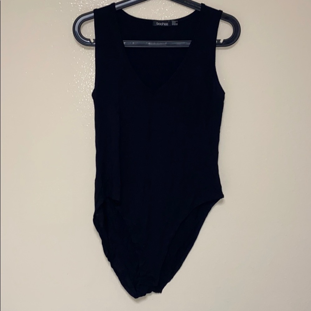 boohoo v neck bodysuit